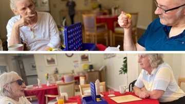 Fun and games at Nottingham care home